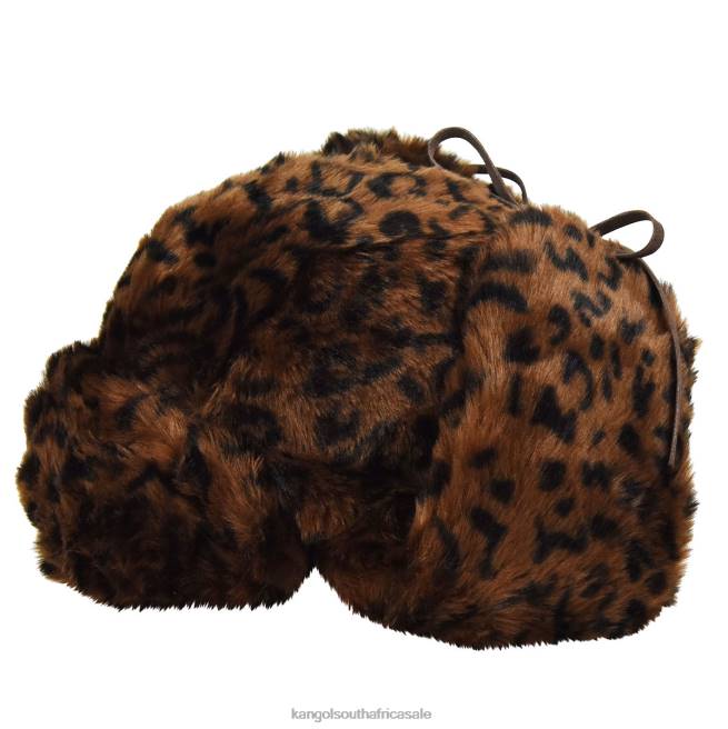 Kangol Unisex FB6D825 Leopard Trapper Accessories Leopard