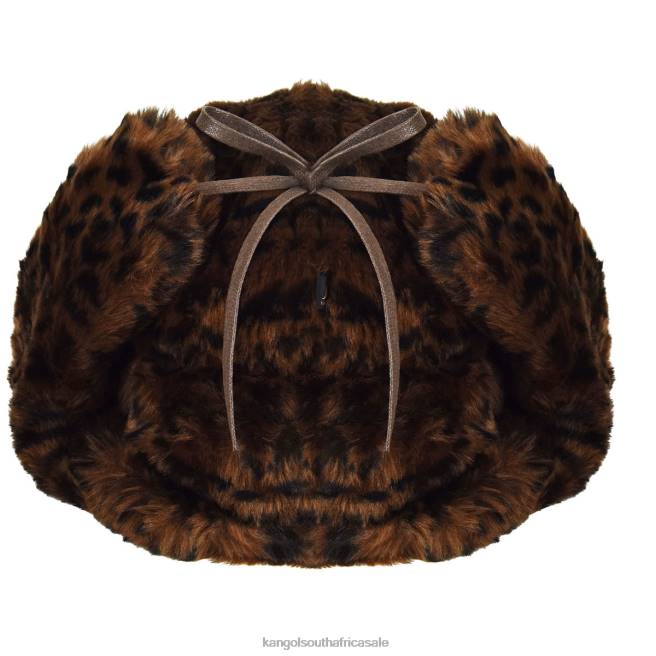 Kangol Unisex FB6D825 Leopard Trapper Accessories Leopard