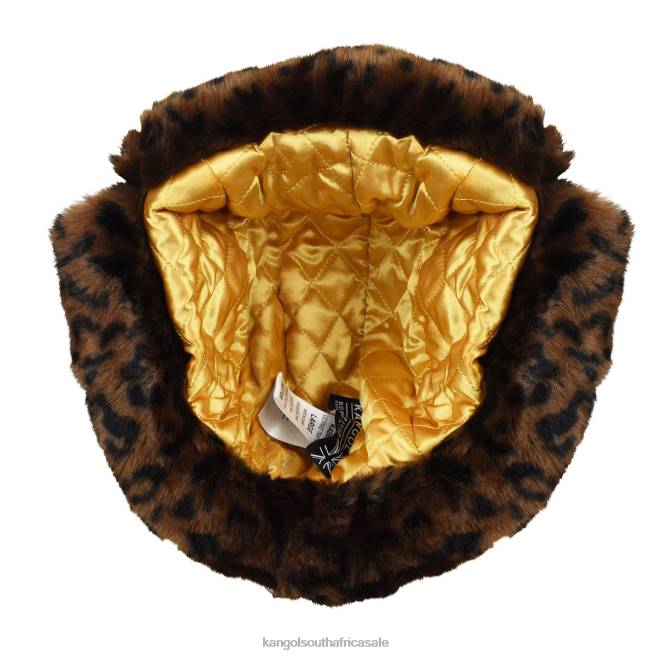 Kangol Unisex FB6D825 Leopard Trapper Accessories Leopard