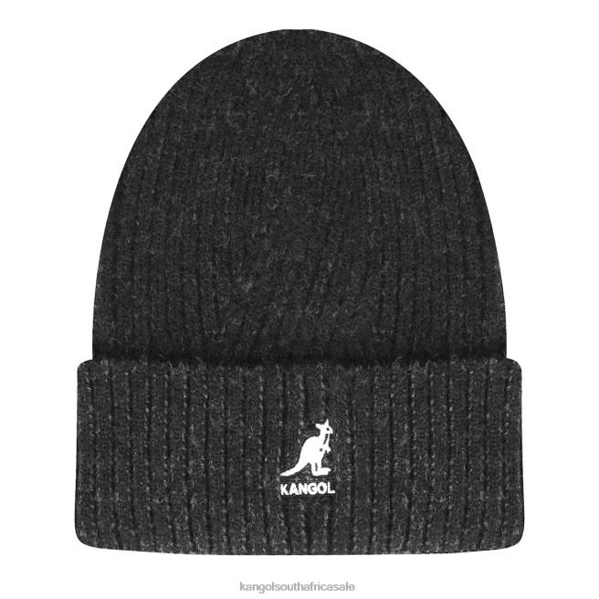 Kangol Unisex FB6D835 2-Tone Cuff Pull-On Accessories Black/Dark Grey