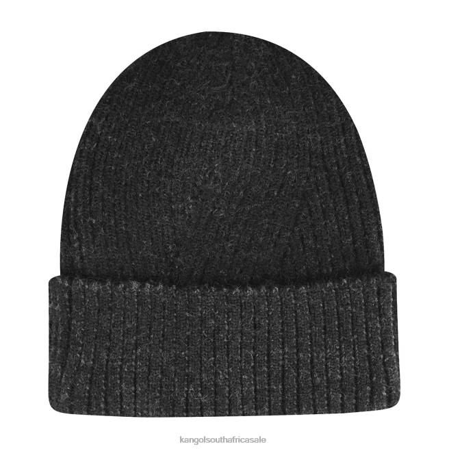 Kangol Unisex FB6D835 2-Tone Cuff Pull-On Accessories Black/Dark Grey