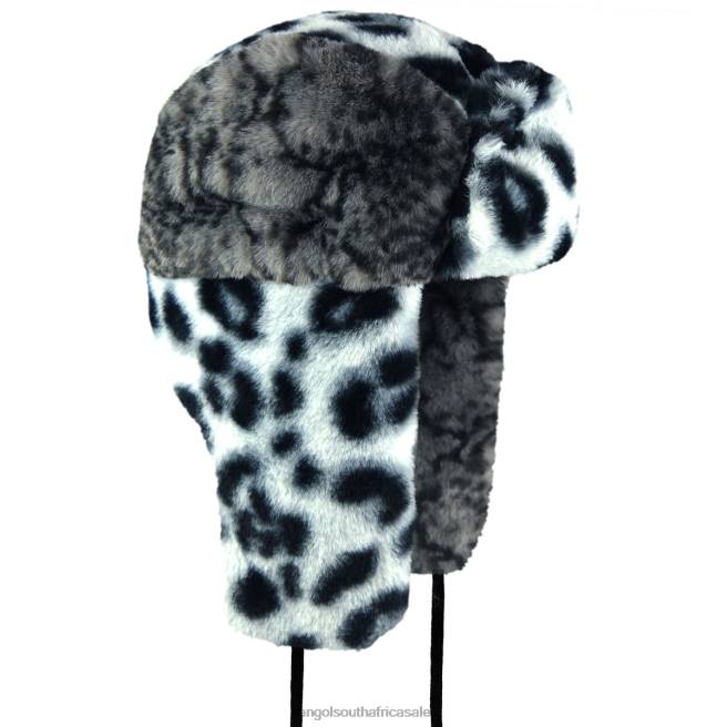 Kangol Unisex FB6D838 Wild Fur Trapper Accessories Iced Lilac/Coal