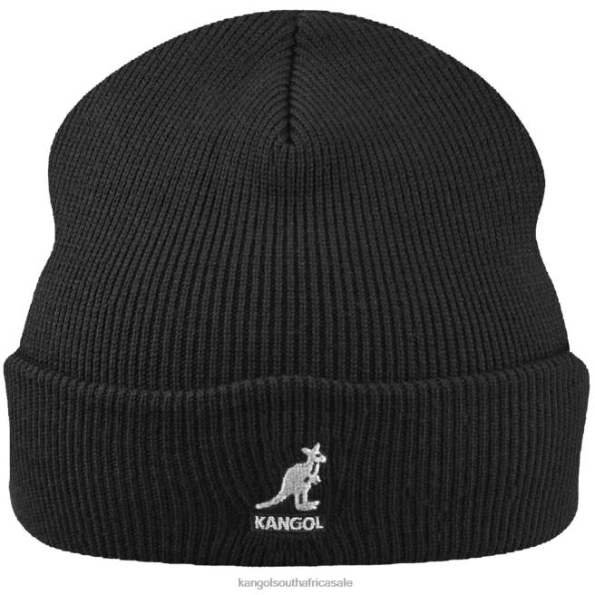 Kangol Unisex FB6D840 Acrylic Cuff Pull On Accessories Black