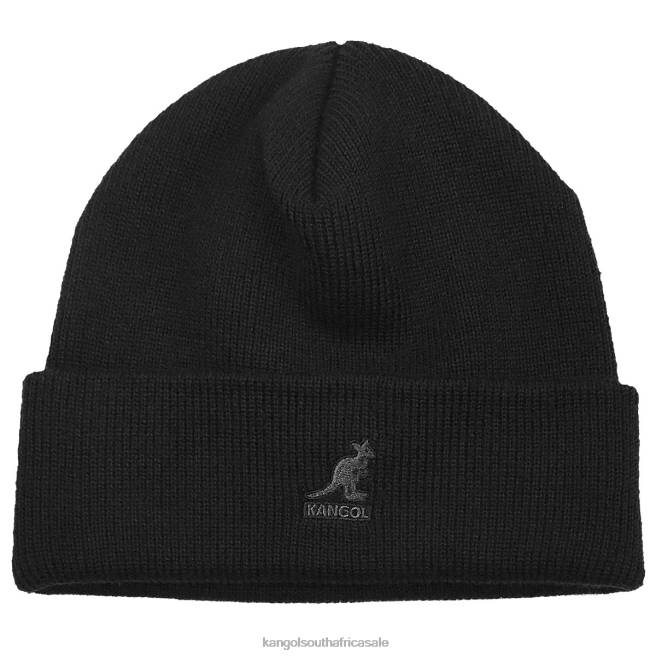 Kangol Unisex FB6D841 Acrylic Cuff Pull On Accessories Black