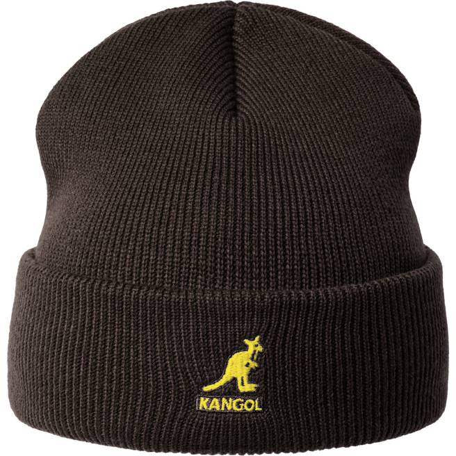 Kangol Unisex FB6D849 Acrylic Cuff Pull On Accessories Peat Brown