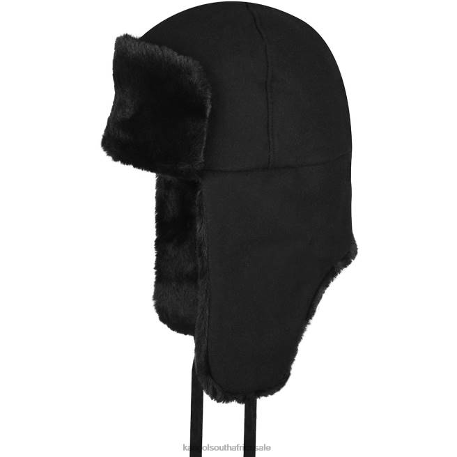 Kangol Unisex FB6D851 Wool Ushanka Accessories Black