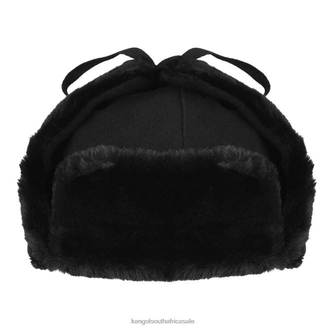 Kangol Unisex FB6D851 Wool Ushanka Accessories Black