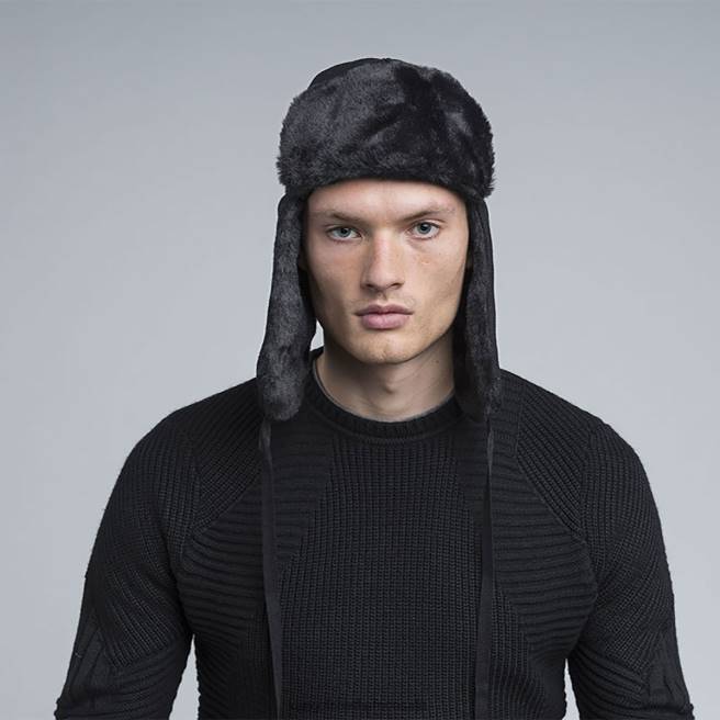 Kangol Unisex FB6D851 Wool Ushanka Accessories Black
