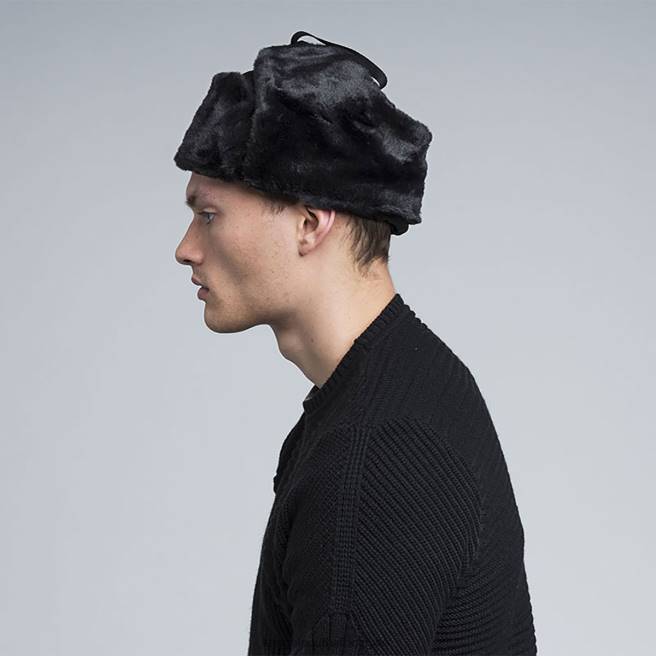 Kangol Unisex FB6D851 Wool Ushanka Accessories Black