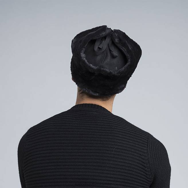 Kangol Unisex FB6D851 Wool Ushanka Accessories Black