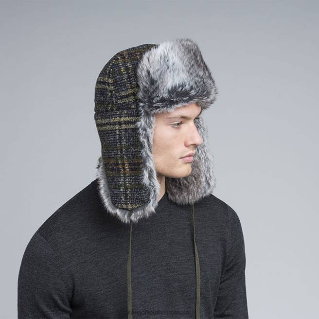 Kangol Unisex FB6D852 Wool Ushanka Accessories Dark Flannel