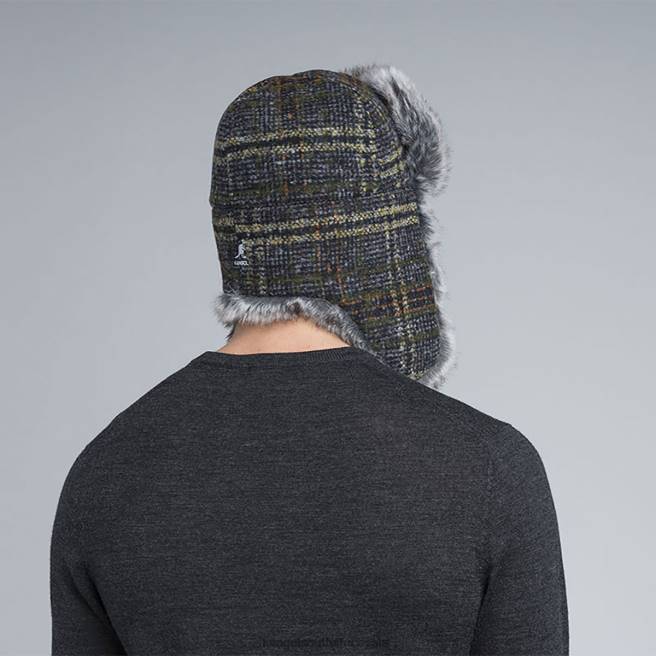 Kangol Unisex FB6D852 Wool Ushanka Accessories Dark Flannel