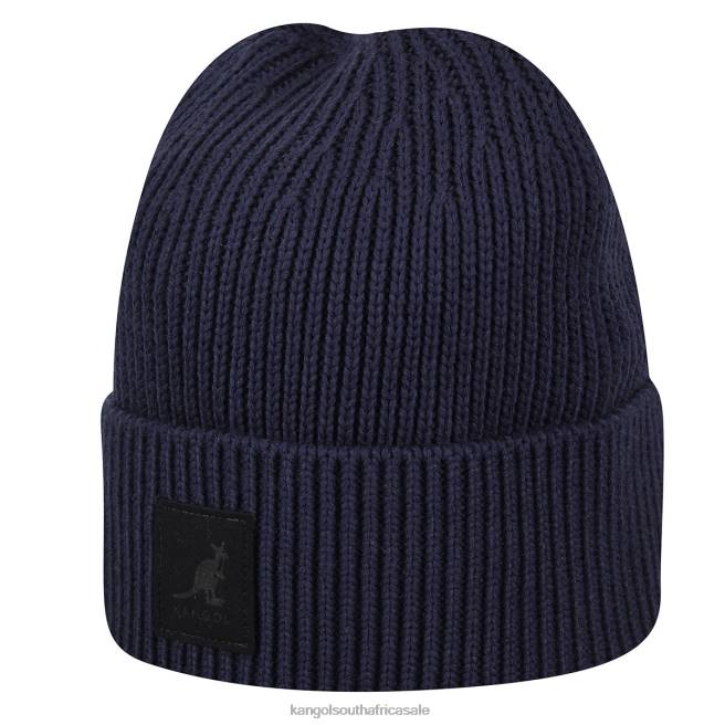 Kangol Unisex FB6D855 Patch Beanie Accessories Navy