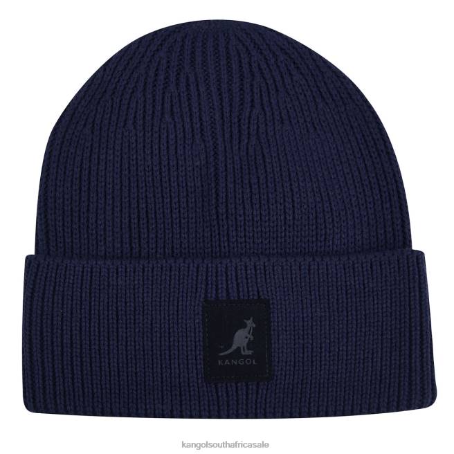 Kangol Unisex FB6D855 Patch Beanie Accessories Navy