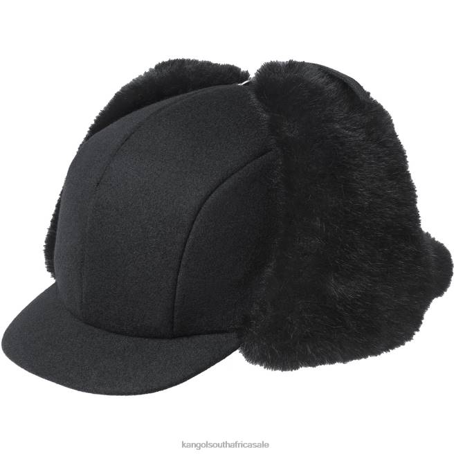 Kangol Unisex FB6D860 Wool Aviator Accessories Black