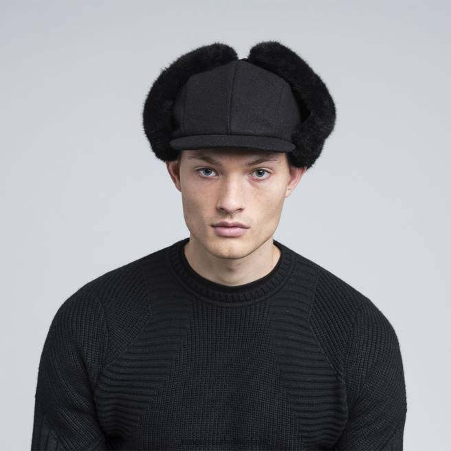Kangol Unisex FB6D860 Wool Aviator Accessories Black