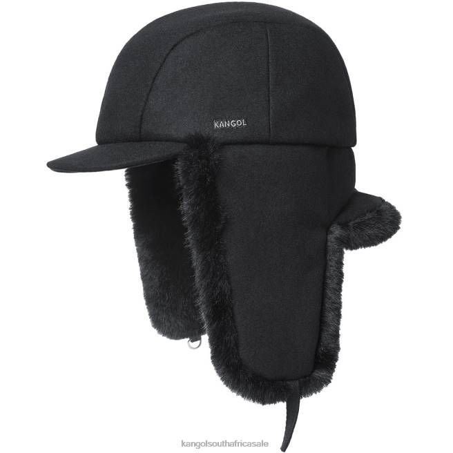 Kangol Unisex FB6D860 Wool Aviator Accessories Black