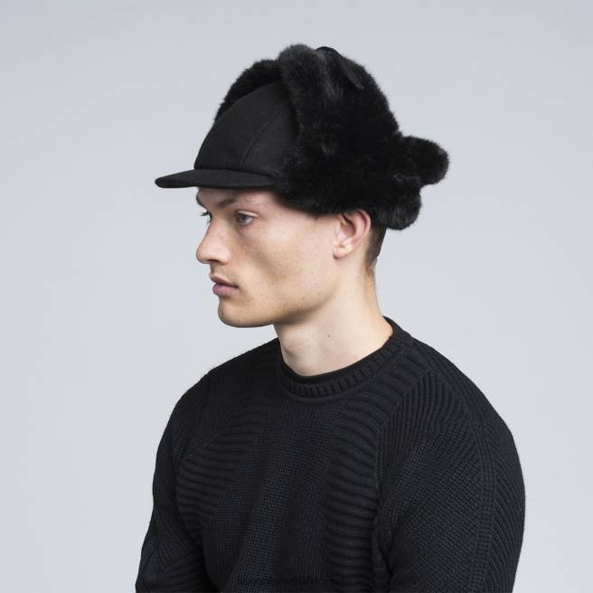 Kangol Unisex FB6D860 Wool Aviator Accessories Black