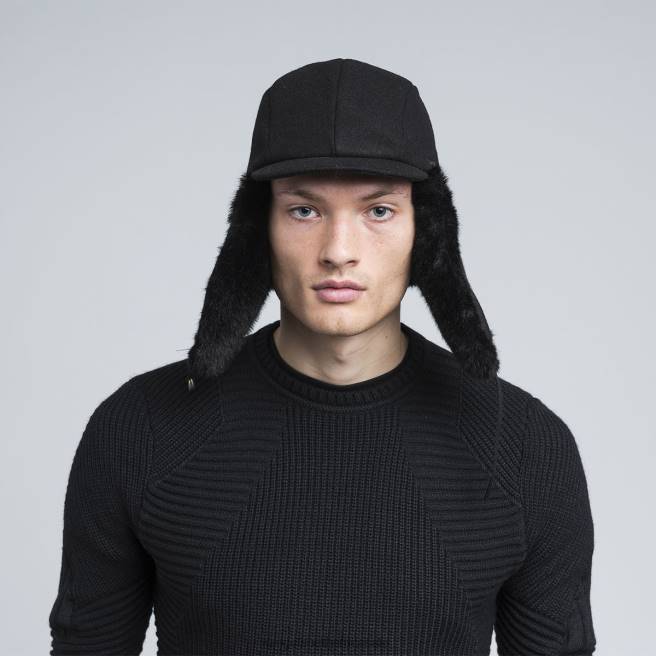 Kangol Unisex FB6D860 Wool Aviator Accessories Black