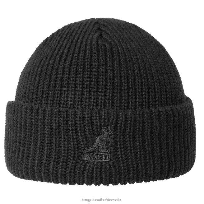 Kangol Unisex FB6D862 Cardinal 2-way Beanie Accessories Black