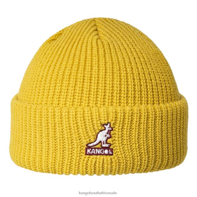 Kangol Unisex FB6D865 Cardinal 2-way Beanie Accessories Old Gold