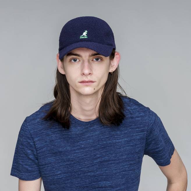 Kangol Unisex FB6D873 Bermuda Elastic Spacecap Accessories Navy