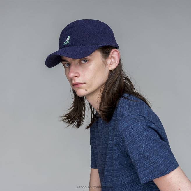 Kangol Unisex FB6D873 Bermuda Elastic Spacecap Accessories Navy