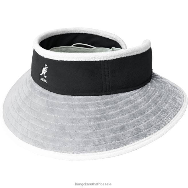 Kangol Unisex FB6D910 Beach Side Visor Accessories Grey/Black