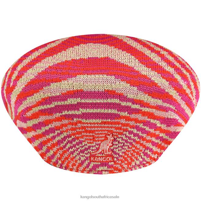 Kangol Unisex FB6D95 Wild Trip 504 Accessories Beige/Cherry Glow/Electric Pink