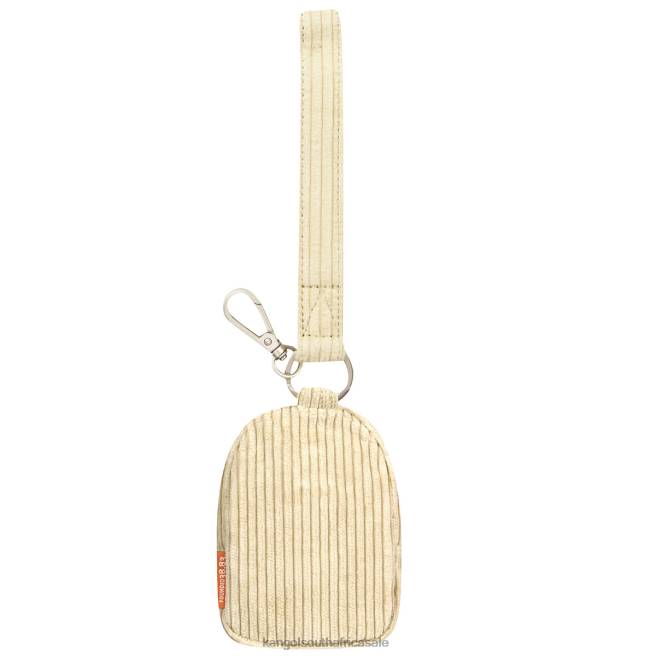 Kangol Unisex FB6D1248 Cord V Mini Pouch Charm Accessories Beige