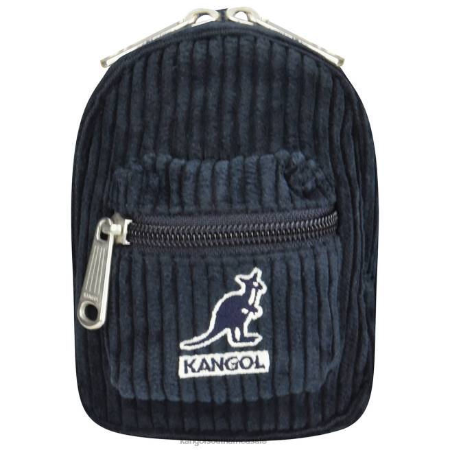 Kangol Unisex FB6D1250 Cord V Mini Pouch Charm Accessories Navy