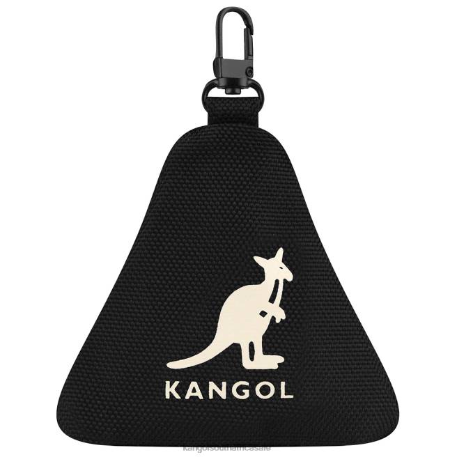 Kangol Unisex FB6D1265 Gear I Triangle Pouch Charm Accessories Black