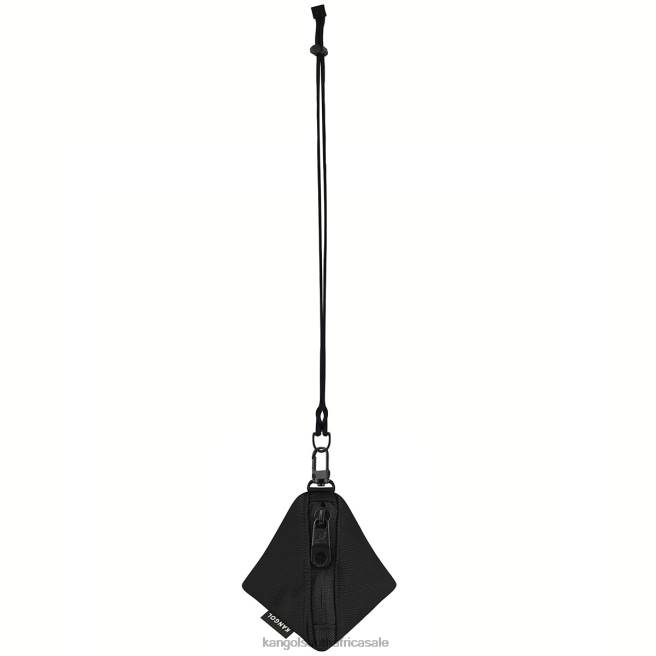 Kangol Unisex FB6D1265 Gear I Triangle Pouch Charm Accessories Black