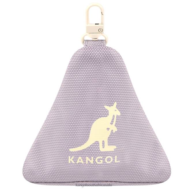 Kangol Unisex FB6D1267 Gear I Triangle Pouch Charm Accessories Lilac