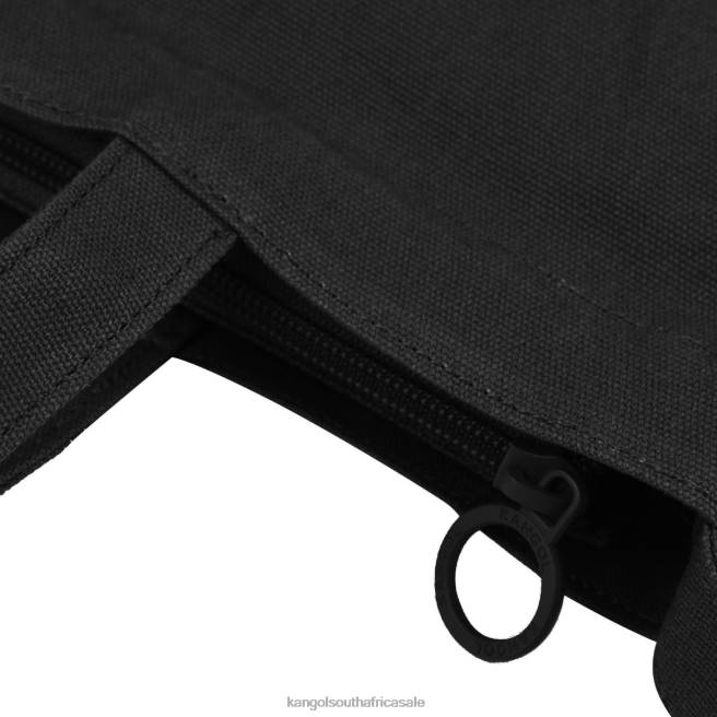 Kangol Unisex FB6D935 Eco Friendly Zippi Medium Tote Bag Accessories Black