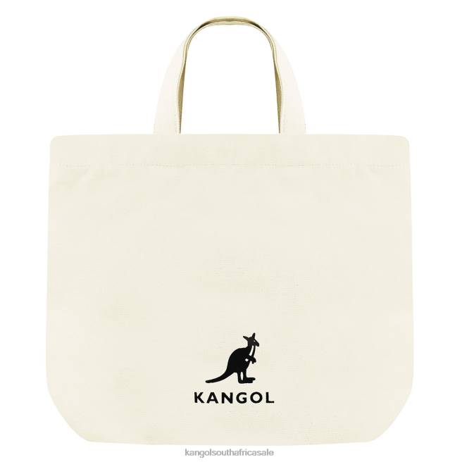 Kangol Unisex FB6D936 Eco Friendly Zippi Medium Tote Bag Accessories Cream