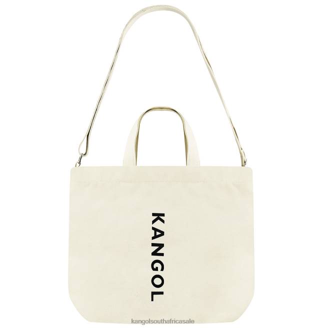 Kangol Unisex FB6D936 Eco Friendly Zippi Medium Tote Bag Accessories Cream