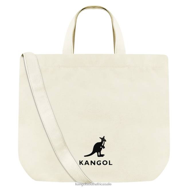 Kangol Unisex FB6D936 Eco Friendly Zippi Medium Tote Bag Accessories Cream
