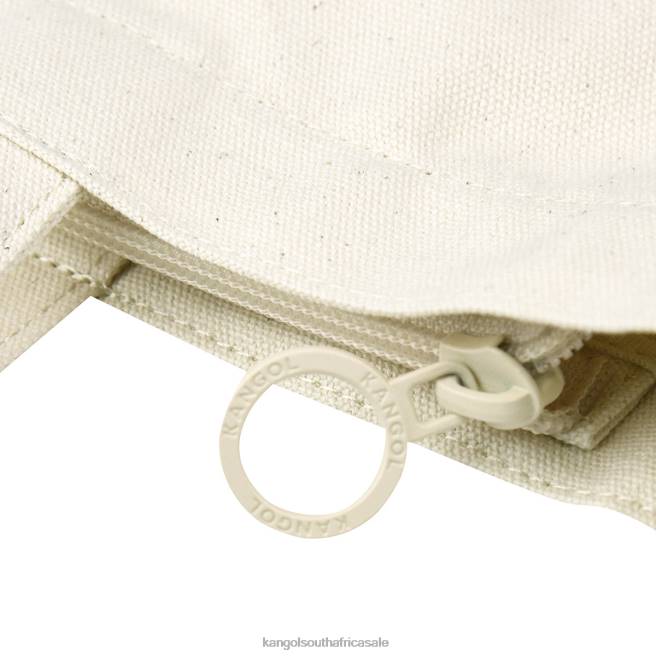 Kangol Unisex FB6D936 Eco Friendly Zippi Medium Tote Bag Accessories Cream