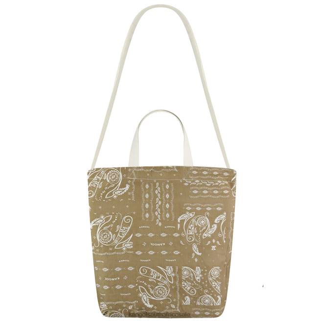 Kangol Unisex FB6D964 Reversible Paisley Tote Bag Accessories Ivory