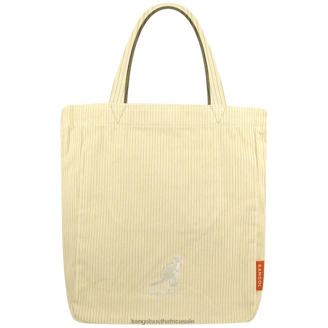 Kangol Unisex FB6D974 Cord V Shoulder Tote Accessories Beige
