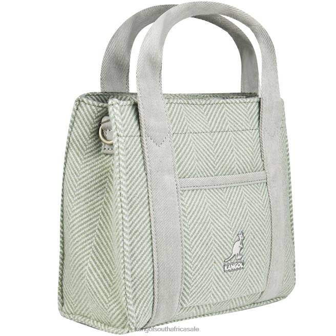 Kangol Unisex FB6D984 Herringbone Tote Bag Accessories Mint