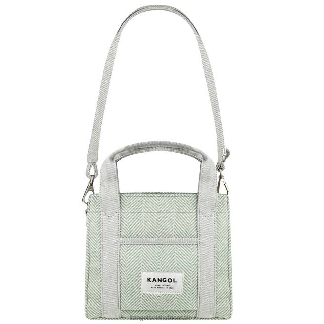 Kangol Unisex FB6D984 Herringbone Tote Bag Accessories Mint