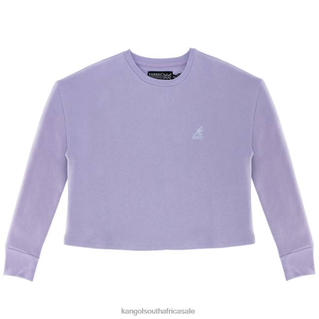 Kangol Women FB6D1173 Basic Fleece Crop Top Clothing Open Air