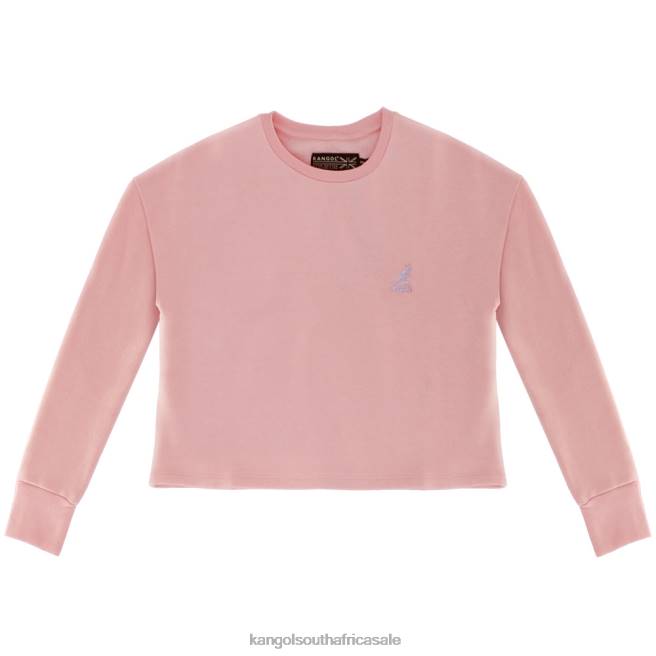 Kangol Women FB6D1173 Basic Fleece Crop Top Clothing Open Air