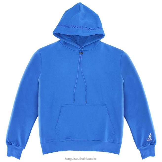 Kangol Men FB6D1150 Embroidered Hoodie Clothing Royal Blue