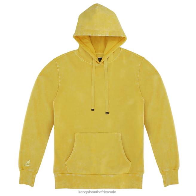 Kangol Unisex FB6D1095 Acid Wash Hoodie Clothing Sunstruck