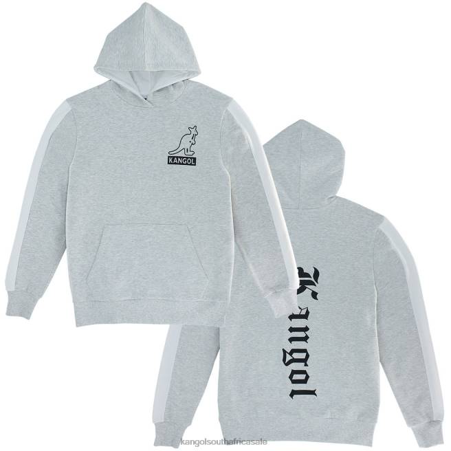 Kangol Unisex FB6D1106 Gothic Hoodie Clothing Grey Mix