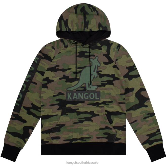 Kangol Unisex FB6D1112 Camo Hoodie Clothing Army Camo