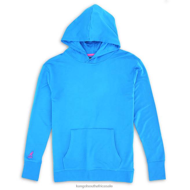 Kangol Unisex FB6D1115 Pop Color Hoodie Clothing Indigo Bunting